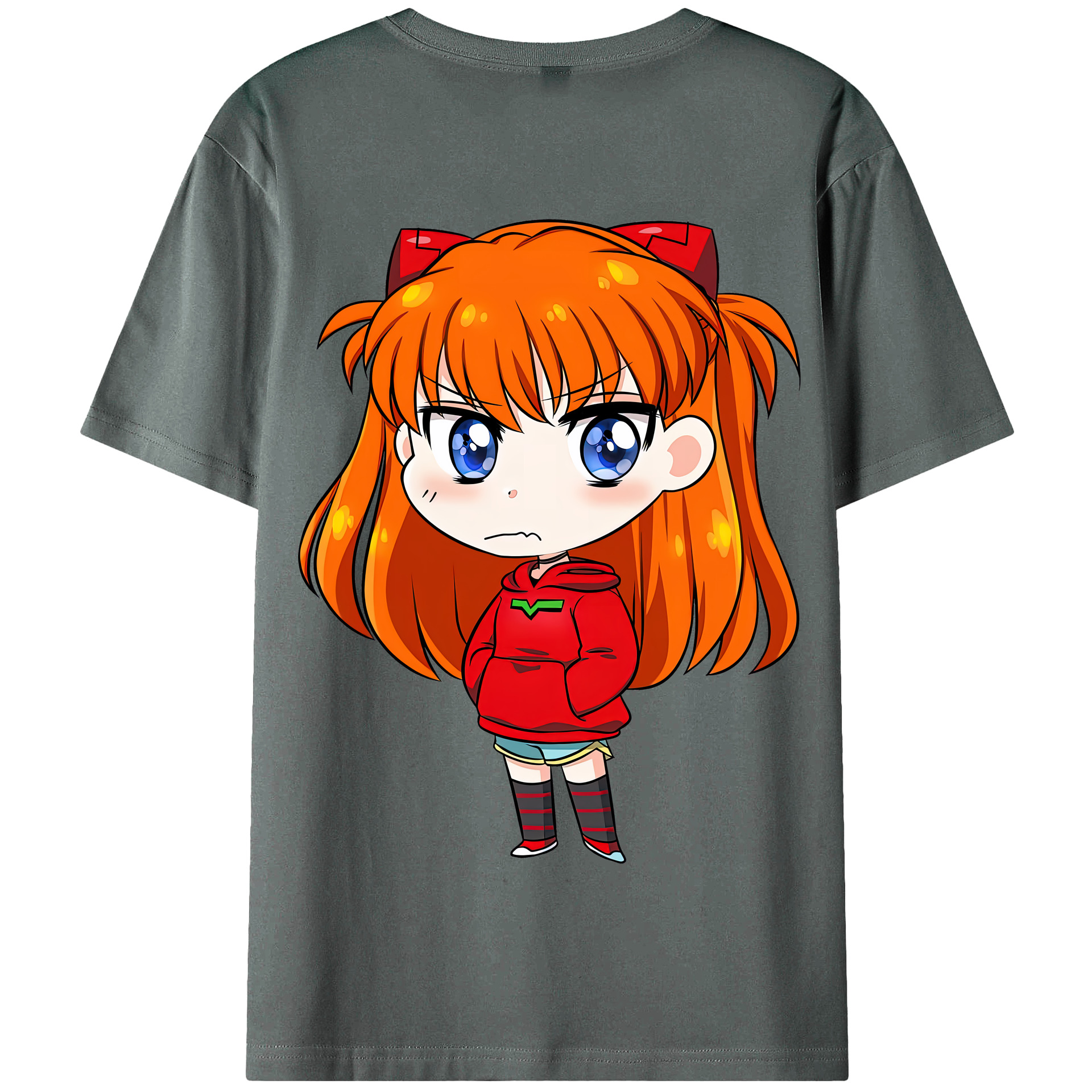 （画像用） EVA 新世紀エヴァンゲリオン 綿100％半袖Tシャツ（背面プリント）